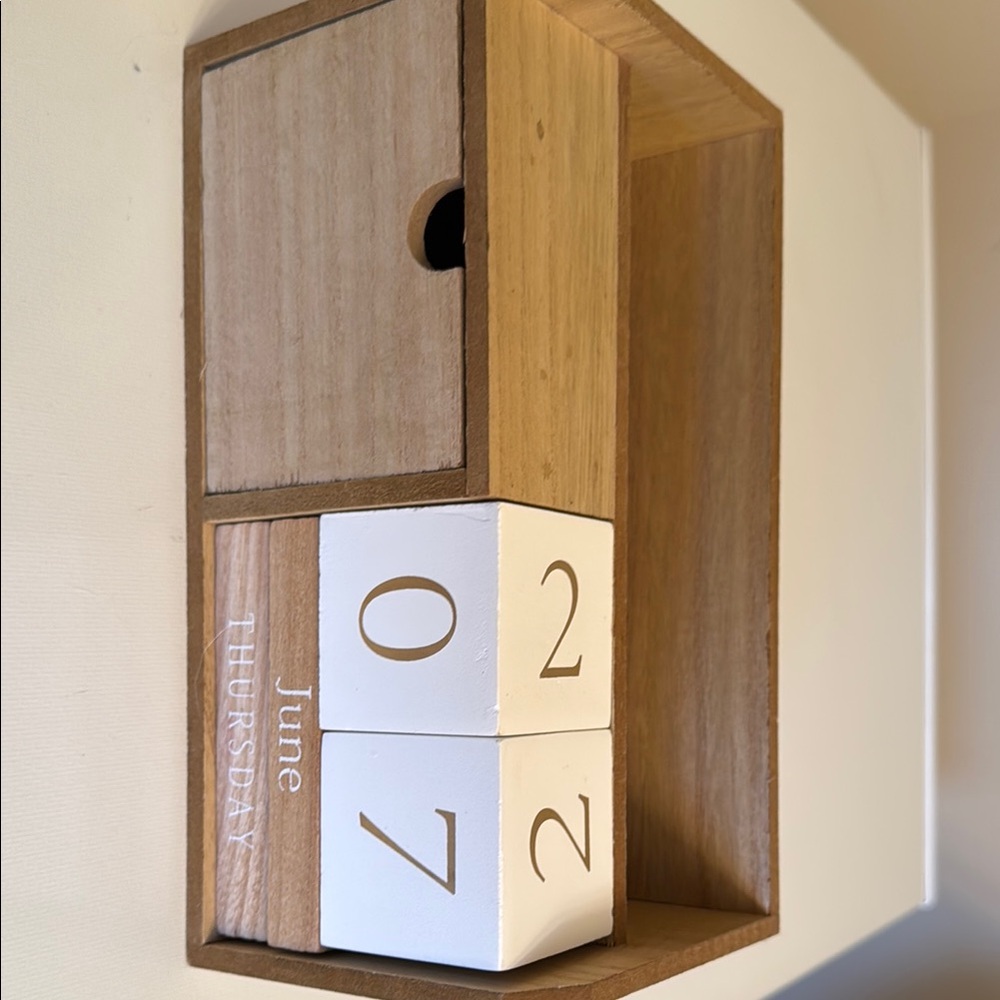 Wooden Perpetual Calendar